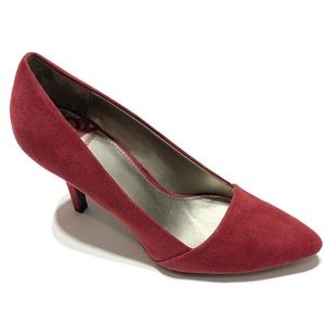 New Fergalicious Red Pump Heels Sz 7